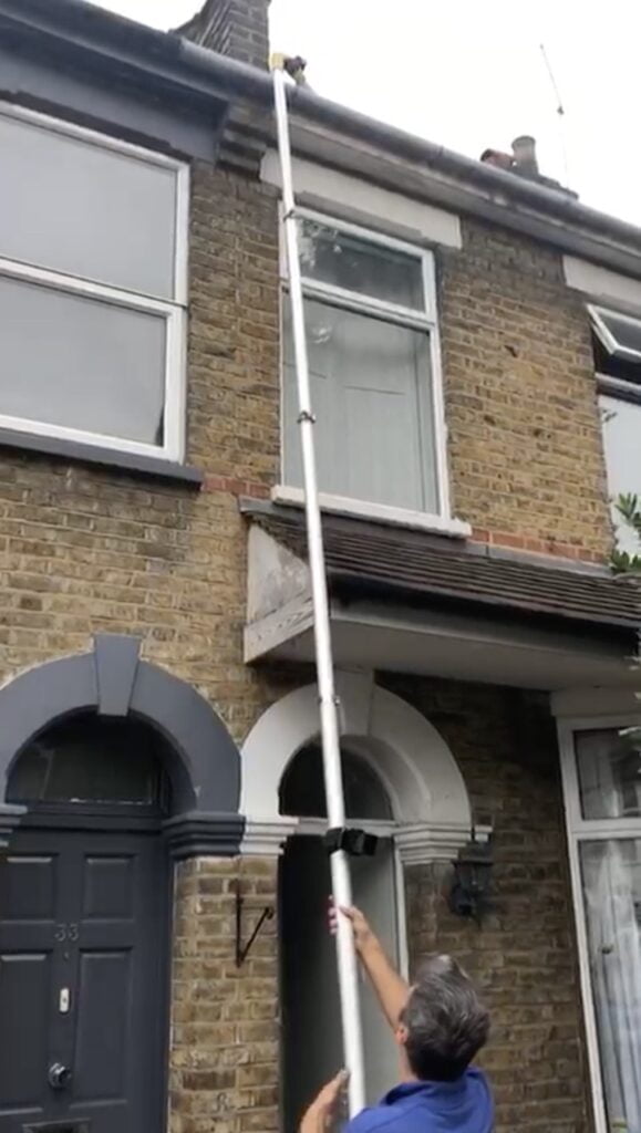 Gutter Cleaning Vacuum System in North London